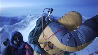 Amazing full moon night during Everest summit attack. The wind didn't give much respite. #everest