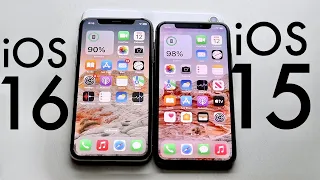 iOS 16 Vs iOS 15 On iPhone X! (Speed Comparison)