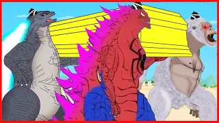 GODZILLA vs KONG vs ICE BLOOP Freezing Temperatures - Coffin Dance Song Meme (Cover)