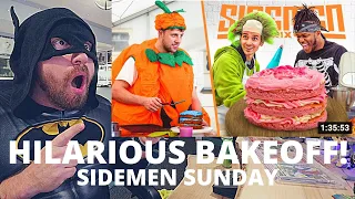 BATMAN REACTS to SIDEMEN EXTREME BAKE OFF | Sidemen Sunday | Halloween Edition