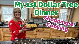 FAMiLY OF 10~ DOLLAR TREE DiNNER~ GROCERY HAUL & COOKiNG 😉😋
