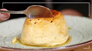 FLAN en 5 minutos SOLO 3 INGREDIENTES | Flan en MICROONDAS