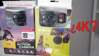 Me compro dos cámaras de acción 4K baratas y os muestro de qué son capaces