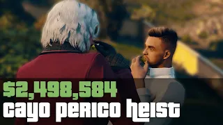 GTA ONLINE CAYO PERICO HEIST NEW SOLO DOOR GLITCH $2,498,587