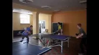 Table hockey training