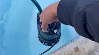 Submersible 1/2 HP Pool Pump saved me! 😅