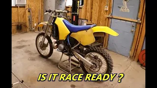 Vintage 1989 Suzuki Rmx 250 dirt bike pt.2. Will it run. First start.