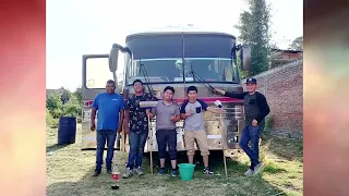 Accidente de Autobus de La Trakatera Banda Ardiente en Michoacán