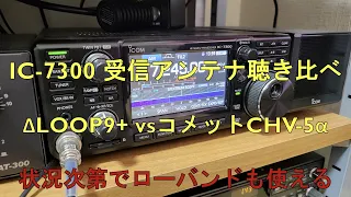 ICOM IC-7300アンテナ、ローバンド聴き比べ　第3弾！