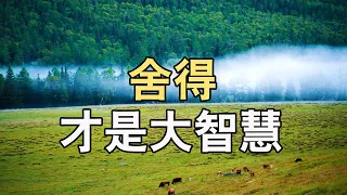 【小冷谈情感】 一個人學會捨與得，方是大智慧！ #情感治愈#人生哲理#家庭伦理#婆媳关系#长寿秘诀#两性关系#生活情感#故事汇#心灵鸡汤#深夜港湾#深夜伴侣#