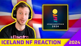 ICELAND: Söngvakeppnin 2024 song REACTION