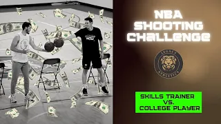 College Player vs. Skills Trainer *Money Ball Shooting Challenge*