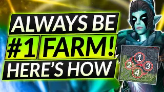 Why 99% of CARRIES NEVER RANK UP - Farming Patterns for Position 1 - Dota 2 Guide