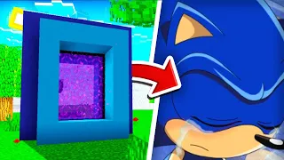 How To Make A Portal To The SONIC 2 THE HEDGEHOG Dimension in Minecraft !?