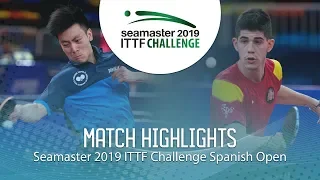 Chen Shuainan vs Emilio Romeu | 2019 ITTF Challenge Spanish Open Highlights (Group)