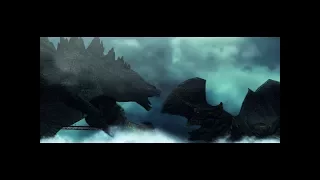 Godzilla Fear And Fire /Godzilla VS Tresspaser Full Animation /Methlokaijufan97