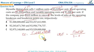 R34 - Measure of Leverage (Curriculum EOC Questions)