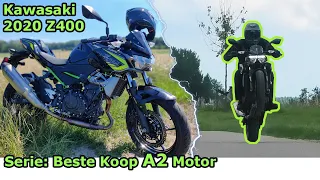2020 Kawasaki Z400 Performance Akrapovic Review | BESTE KOOP A2 Motoren