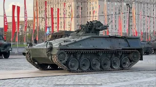 Подбитая трофейная бронетехника НАТО и Украины в Москве (Damaged captured armored vehicles of NATO)