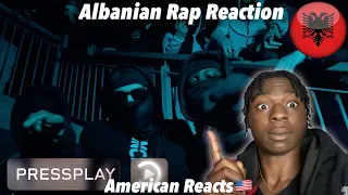 American Reacts to Albanaian Rap! 🇦🇱/🇮🇪 #STS S9 x Tinz - Alboz (Music Video) | Pressplay #Dutch