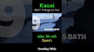 Kauai Most Adventurous things to do - Queens Bath #kauai #travelshorts #travelvlog