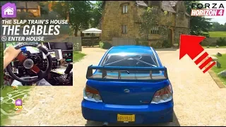 Forza Horizon 4 LP Ep1 - NEW House Purchase + Season Change! (Fanatec Wheelcam)  | SLAPTrain