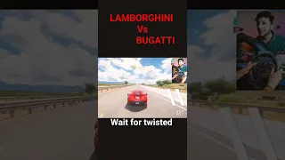 CAN I RACE FROM LAMBORGHINI VS BUGATTI  #viral #technogamerz #shorts