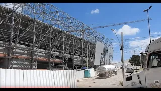 Arena MRV - 11/12/2021 - 5/ VIGAS DE ARQUIBANCADAS E TELHAS.