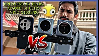 🆚XIAOMI 14 ULTRA VS VIVO X100 PRO Y OPPO FIND X7 ULTRA -COMPARATIVA de CÁMARAS en ESPAÑOL! DURISIMA!