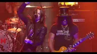 SLASH - LIVE - WITH MYLSE KENNEDY - GOLDEN GODS AWARDS 2012 - ALICE COOPER!