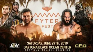 AEW FYTER FEST OFFICIAL MATCH CARD