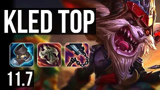 KLED vs SHEN (TOP) | 10/1/10, 2.1M mastery, 1100+ games, Legendary | NA Diamond | v11.7