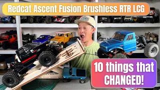 Redcat Ascent Fusion Brushless RTR LCG rc crawler - Top 10 changes, upgrades and mods over brushed.