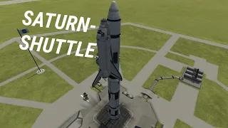 KSP: Nasa's  Cancelled Plan To Launch A Space Shuttle On a REUSABLE Saturn V