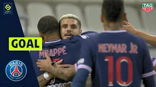 Goal Mauro ICARDI (9' - PARIS SAINT-GERMAIN) STADE DE REIMS - PARIS SAINT-GERMAIN (0-2) 20/21