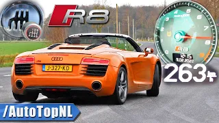 Audi R8 4.2 V8 430HP *MANUAL* DRIFTS 0-250 POV & SOUND by AutoTopNL