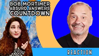 American Reacts - BOB MORTIMER'S Absurd Answers - Cats Does Countdown