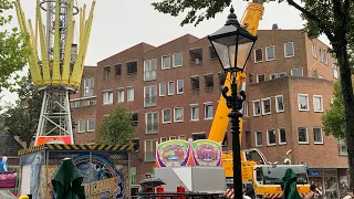 Kermis Alkmaar 2022 Transport en opbouw Deel 3