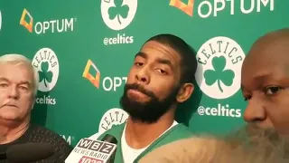 Kyrie irving doesn't Care to comment on Lebron first ejection of his career