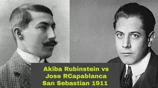 The First Encounter Between Rubinstein And  Capablanca | Rubinstein vs Capablanca: 1911