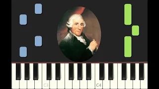 SUPER EASY piano tutorial "SURPRISE SYMPHONY" by Haydn, with free sheet music (pdf)