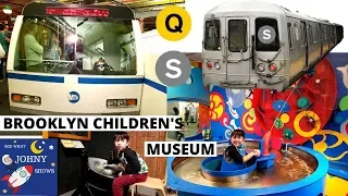 Johny's MTA SUbway Train Ride To The Brooklyn Children's Museum NYC