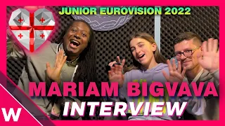 Mariam Bigvava "I Believe" (Georgia) | Junior Eurovision 2022 interview