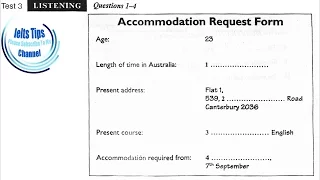 ielts listening practice test 2015 with answers Test 3