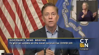 Governor Lamont's November 9, 2020 4PM Coronavirus Update