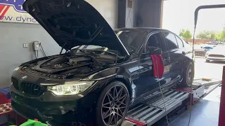 Pure Stage 2+ Turbos F80 M3 Dyno Test (593whp)