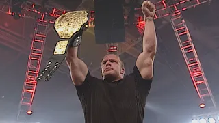 Eric Bischoff awards Triple H with the World Heavyweight Championship: Raw, Sept. 2, 2002