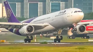 2 HRs Watching Airplanes, Aircraft Identification | Jakarta Soekarno-Hatta Airport Plane Spotting