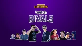 PUBG Twitch Rivals - Game 1 (Shroud, Just9n, DrDisrespect, Choco and more!)
