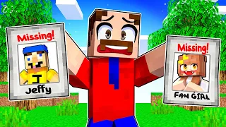 Jeffy And CRAZY FAN GIRL Go Missing in Minecraft!